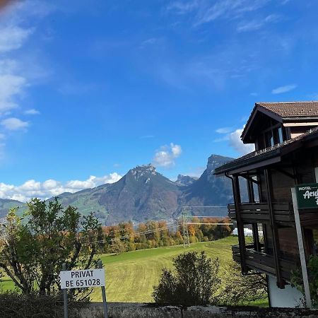 Unterkunft Mit Alpenblick Aeschi Bei Spiez Buitenkant foto