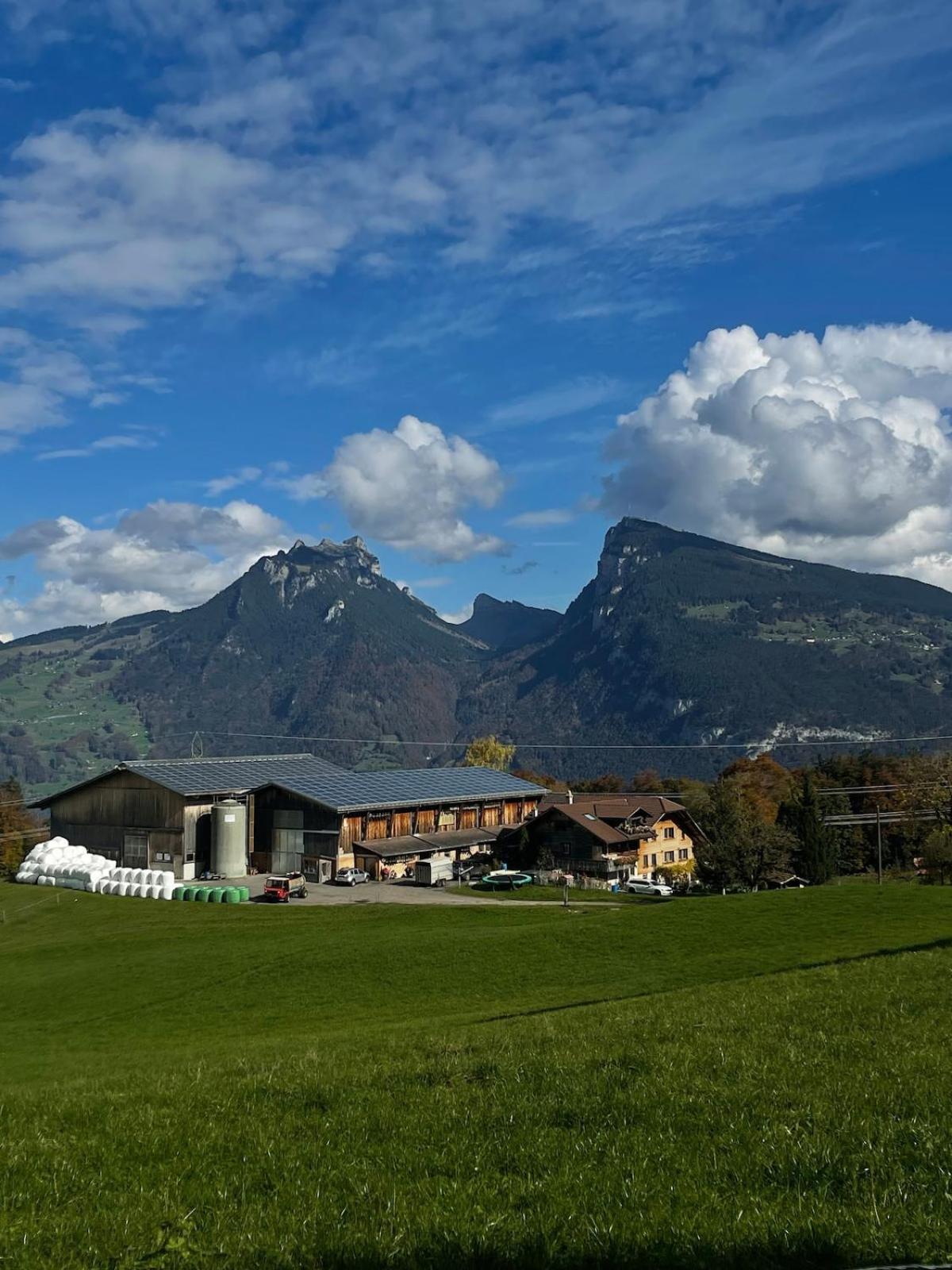 Unterkunft Mit Alpenblick Aeschi Bei Spiez Buitenkant foto